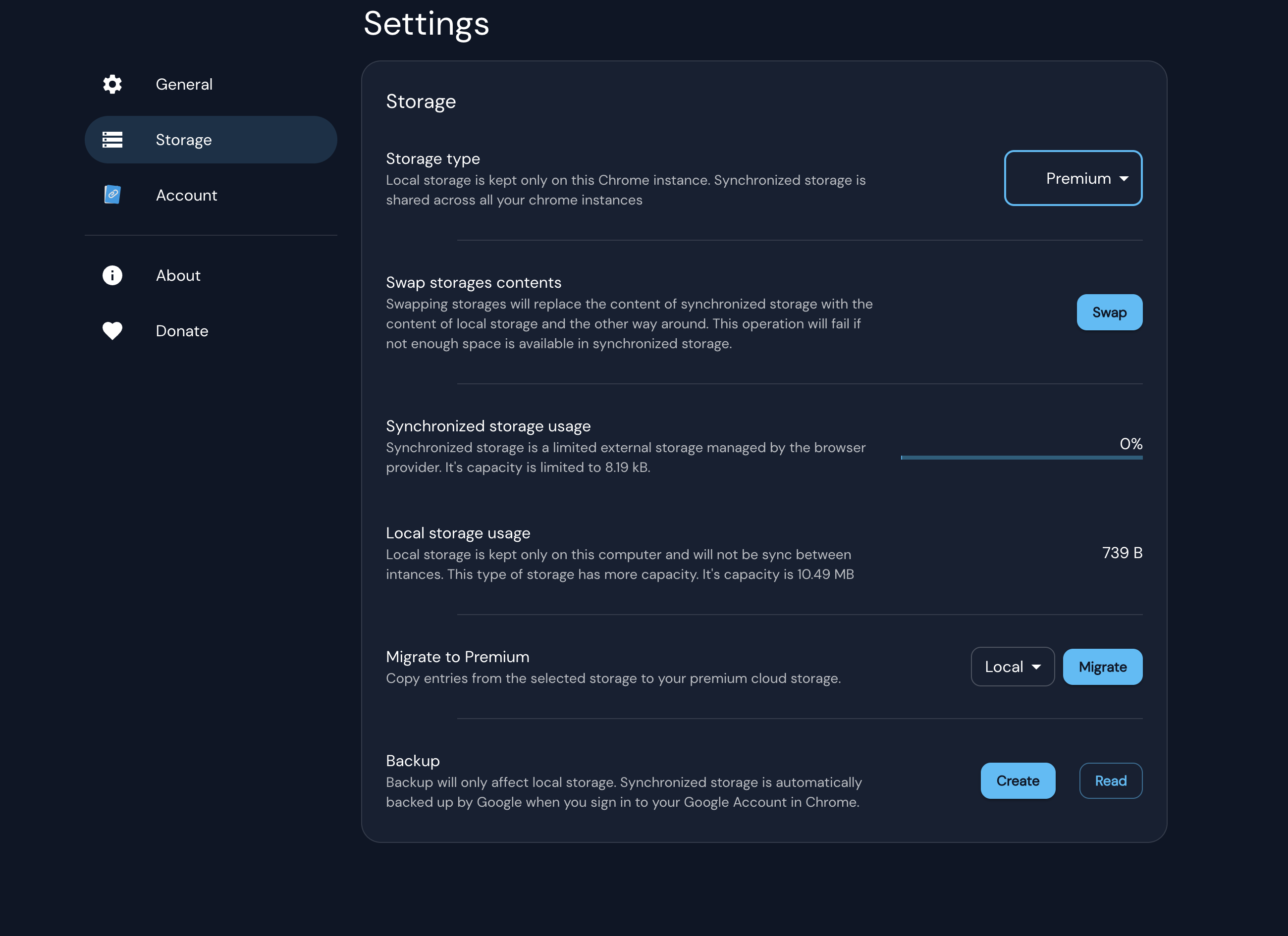 The migration confirmation dialog